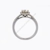 Halo Pave Diamond Engagment Ring
